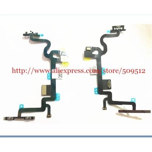 10pcs 100% working A quality Power Flex for iPhone 7 7g 4.7'' on/off Volume Button Control Flex Cable fast ship by DHL EMS