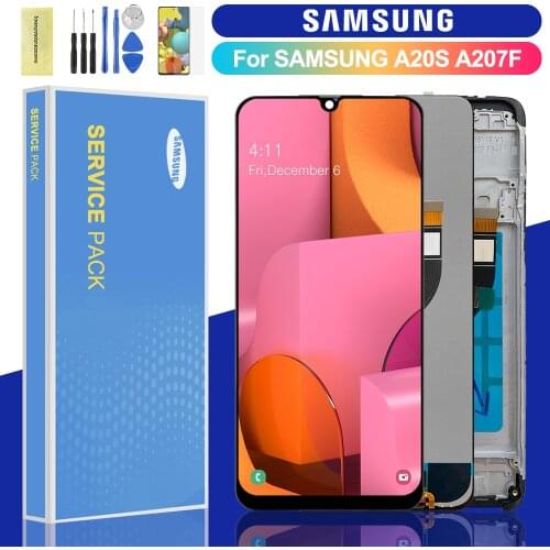 100% Original Display For Samsung Galaxy A20s LCD Display Screen Digitizer Assembly For Samsung Galaxy A20s A207 A2070 SM-A207F
