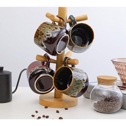 350ml Ceramic Mug Coffee Cup Creative Large Capacity Water Cup Coffee Cup Living Room Coffee Table Decorated Exquisite Gift