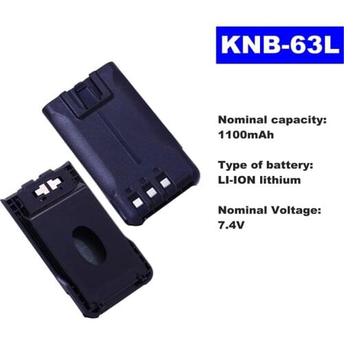 7.4V 1100mAh LI-ION Radio Battery KNB-63L For Kenwood Walkie Talkie TP-U100/TK-U100 TH-K20/K40 Two Way Radio