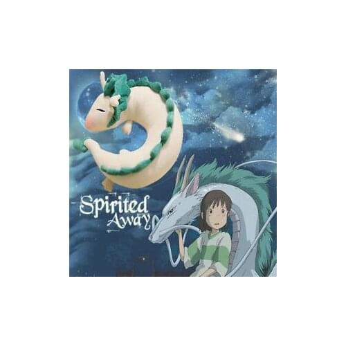 Anime Spirited Away White Dragon Haku Animal U-Shape Neck Doll Plush Toy Pillow