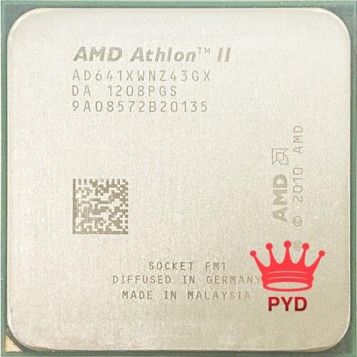 AMD Athlon II X4 641 2.8GHz Quad-core CPU Processor AD641XWNZ43GX Socket FM1
