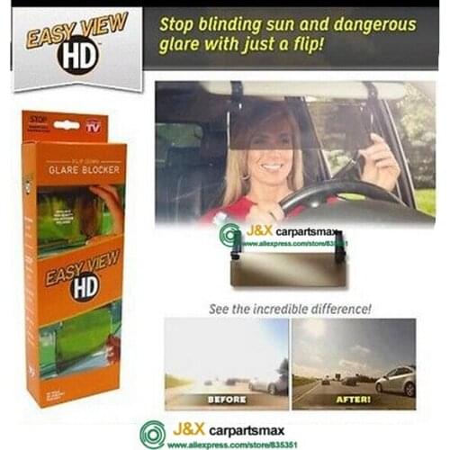 For Clear View HD Vision Day & Night Sun Visor Anti-Glare UV Blocker Fold Flip Down