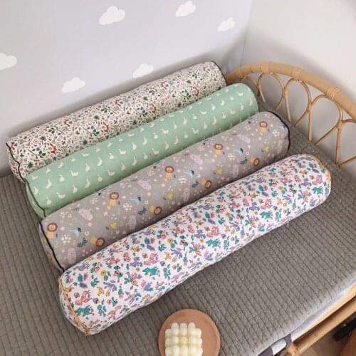 Cotton Cartoon Baby Bed Bumper Thick Soft Crib Protector For Kids Cot Cushion Bed Guard Safety Side Rail Childrens Room Decor