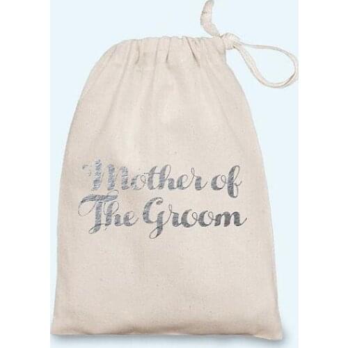 Mother Of The Groom bridal shower Hen party pouches wedding favor gift Muslin bags Bachelorette Hangover recovery Survival kit
