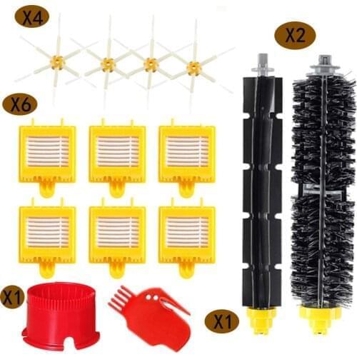 Washable Main Roller Side Brush Air Filters for iRobot Roomba 700 Series 772 772e Vacuum Cleaner Kits Sweeper