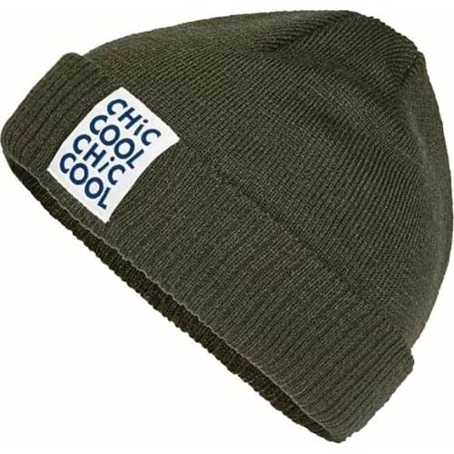 Super Large Size 2021 Autumn Winter Mens Warm Hat Knitted Beanies Caps for Men Double Layers Thick Hats with Logo Solid Color