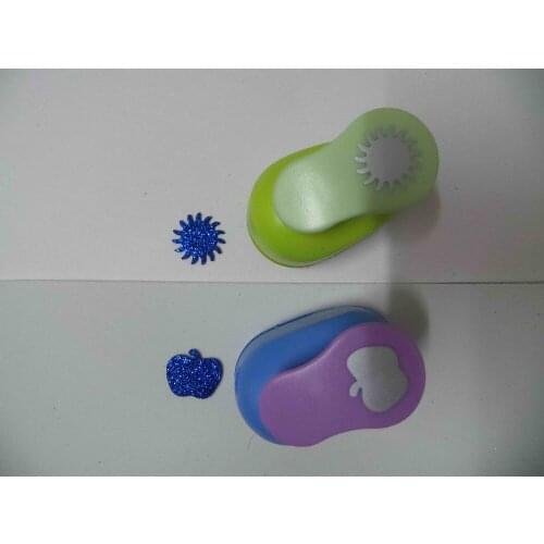 2pcs(2.5cm) sun and apple shape craft punch set Punch Craft Scrapbooking school Paper Puncher eva hole punch free shipping
