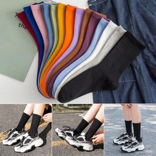 Mens Women Cotton Socks New Style Black Business Men Socks Soft Breathable Summer Winter for Male Socks Plus Size
