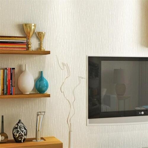 Beibehang wallpaper simple and elegant fresh pearly plain striped moonlight forest living room study papel de parede wallpaper