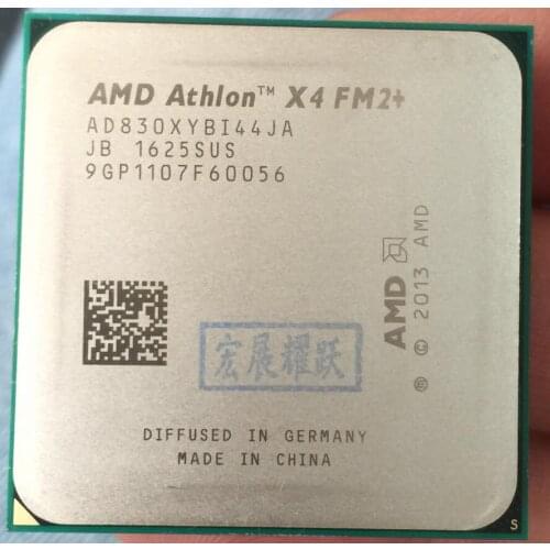 AMD Athlon X4 830 X830 FM2+ Quad-Core CPU 100% working properly Desktop Processor