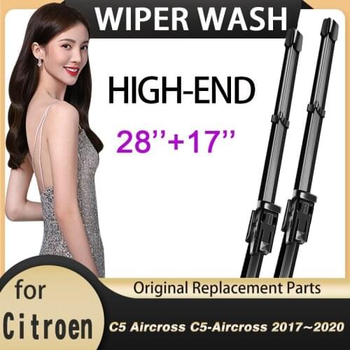 For Citroen C5 Aircross C5-Aircross 2017~2020 2018 2019 Car Wiper Blades Front Windscreen Windshield Wipers Car Accessories