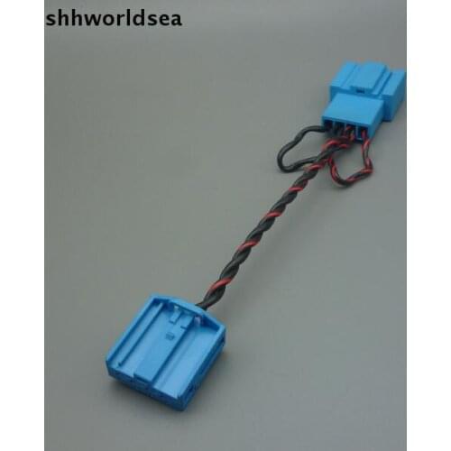 Shhworldsea Auto woofer horn connector plug , 1719093-3 Car Speaker plug cable,Auto Bass plug Car electric connector for BMW