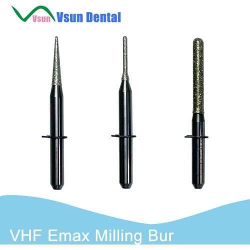 VHF E.Max Dental Laboratory Tools CADCAM Milling Burs Cutters for Lab Materials