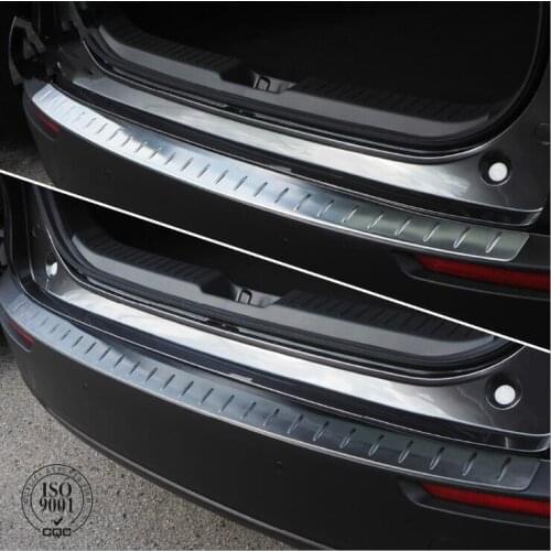 Exterior Accessories For Mazda CX30 CX 30 Rear Bumper Plate Door Sill Cover Trim Stainless Steel