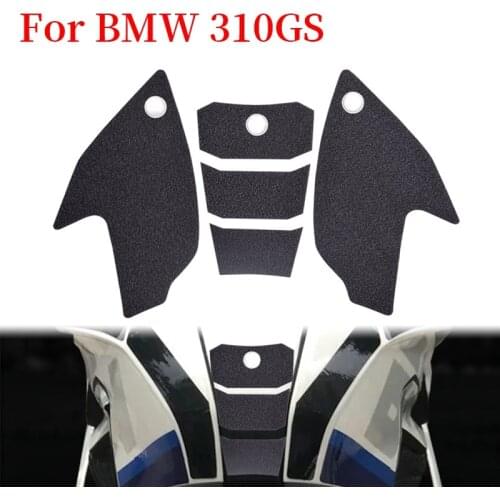 1 Set Motorcycle Fuel Tank Non-slip Protection Stickers Fuel Tank Side Fish Bone Decal Decoration for BMW G310GS G310R 2017-up
