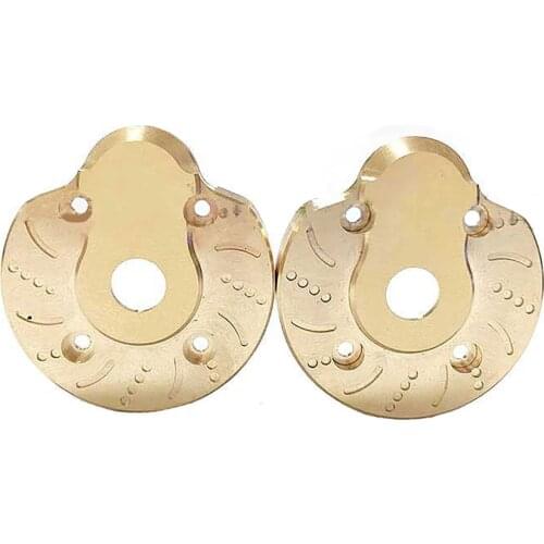 2pcs Brass Counterweight Balance Heavy Weight Portal Drive Housing for Axial Capra1.9 UTB/ SCX10 III RC Car Spare Parts