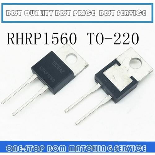 20PCS~50PCS RHRP1560 DIODE GEN PURP 600V 15A TO220AC