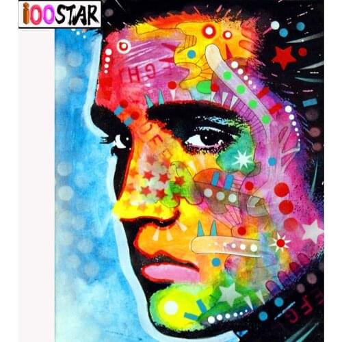 Diamond Painting Cross Stitch Elvis Presley Needlework 5D Rhinestone Embroidery Full Diy Diamond Mosaic Decoration Resin Kits