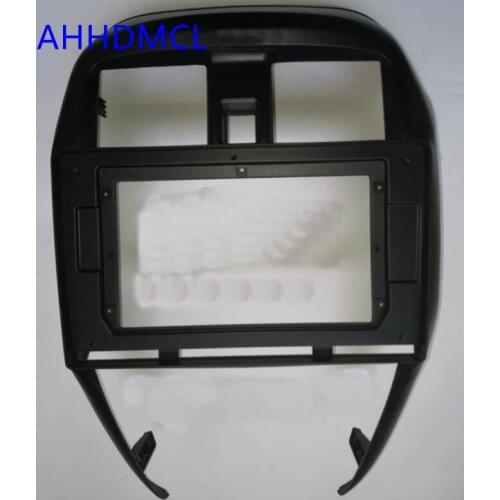 Car Fascias Navigation Frame Dash Kit For 10~10.2" Universal Android Multimedia Player For Nissan Sunny 2014 2015 2016 2017 2018