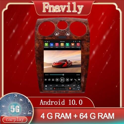 Android 10 Car Radio For Bentley Flying Spur Car System Stereo GPS Autoradio Navigation Vertical Screen 12.1" 2004 - 2012