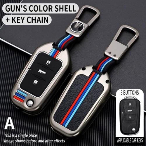 Car key case cover for MG MG3 MG5 MG6 MG7 GT GS FOR Roewe 350 360 750 W5 3 button CAR KEY Accessories Car-Styling Keychain