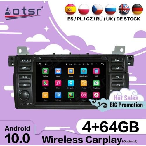 Carplay Multimedia Stereo Android For BMW E46 M3 1998 1999 2000 2001 2002 2003 2005 2004 GPS Auto Audio Radio Receiver Head Unit