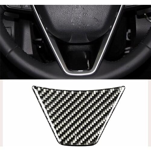 Steering Wheel Label Decoration Stickers for Toyota Camry 2018 Carbon Fiber Car Interior Accessories