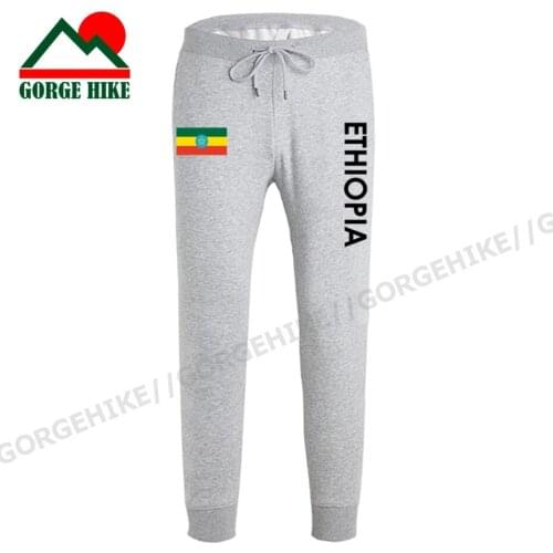 Ethiopia Ethiopian Horn of Africa ETH ET mens pants joggers jumpsuit sweatpants track sweat Slim fitness tactical man casual new