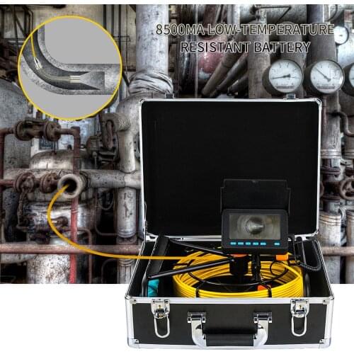 WP9604B 4.3 Inch Waterproof Detection Pipeline Pipe Sewer Camera Inspection Endoscope Video Recording Borescope with DVR