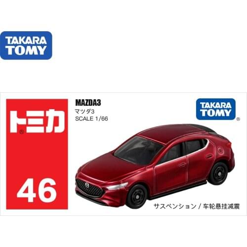 TAKARA TOMY Japan Simulation Alloy Car Model toy 46 Mazda A3 Car Kids Christmas Gift Toys