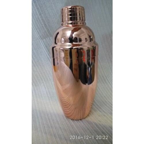 Gold Painting Cocktail Shakers Rose Red Classicial Shaker pink shakers