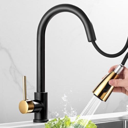 LYHYS Black Kitchen Faucets