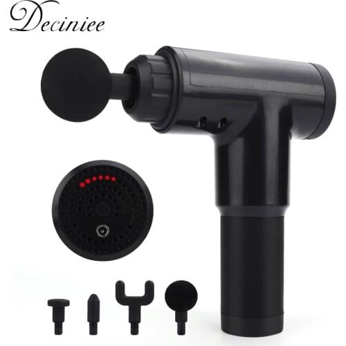 Massage Gun Handheld Electric Deep Tissue Body Muscle Massager Cordless High Intensity Vibration Massage Device with 6 Speed