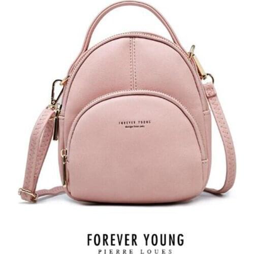 Fashion Mini Backpack Women Pu Leather Shoulder Bag Multi-Function Ladies Bookbag Female Travel Bag Girls Purse Mochila Feminina