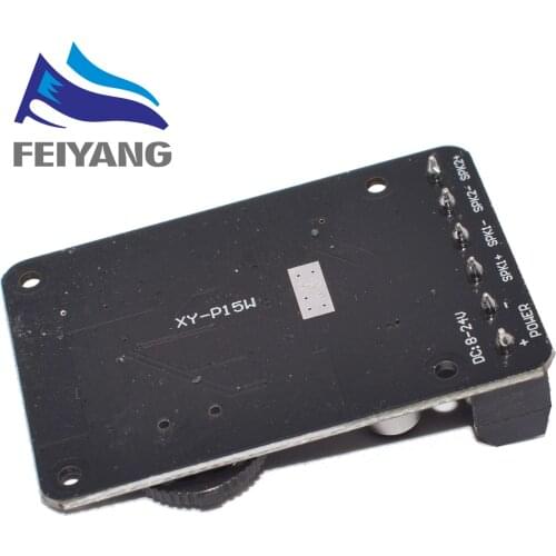 10W/15W/20W Stereo Bluetooth Power Amplifier Board 12V/24V High Power Digital Amplifier Module XY-P15W