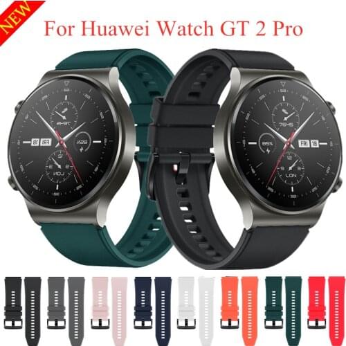 Watchbands for Huawei Watch GT 2 Pro Strap Sports Version Silicone Original Official 1:1 for gt 2 pro 46mm huawei watch gt 2