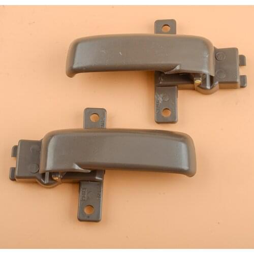 2Pcs/Set Car Interior Door Handle Dark Grey Fit For Isuzu NPR NPR-HD NQR NRR 1995 1996 1997 1998 1999 2000 2001 2002 2003-2007