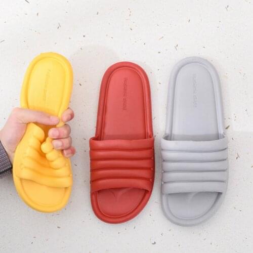 Women Men Unisex Summer Non-slip Slippers Shoes Bathroom Slipper Lovers Indoor Sandals Fashion Home Slippers Floor Flip Flops