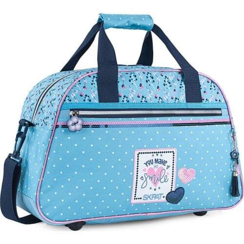 Children 'S bag Sport Polyester. With Double Handle And Shoulder Strap. With Glitter. Compartment Delant