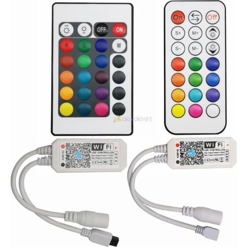 Magic Home Bluetooth WiFi LED Controller IR RF 5V 12V 24V for WS2811 WS2812B SK6812 Single Color RGB RGBW RGBCCT LED Strip