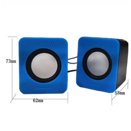 USB 2.0 Multimedia Desktop Computer Notebook Mini Portable Speaker Music Stereo Home Theater Party Speaker 3.5mm