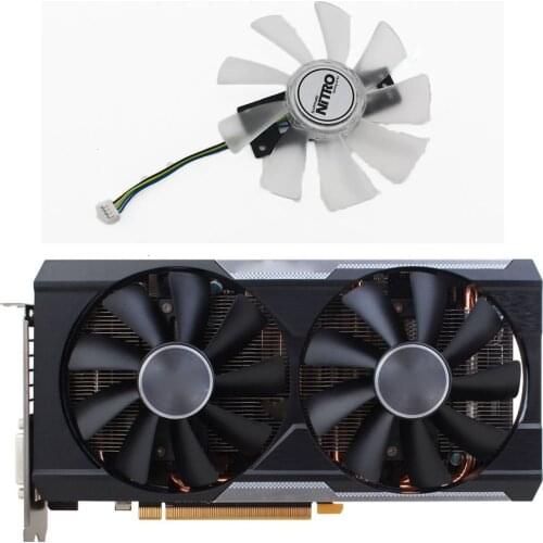 GAA8B2U/GAA8S2U GPU FAN For Sapphire R9 380 380X 2g/4G D5 Graphics Card Replacement Fan 4Pin Video Fan VGA Cooler Fans