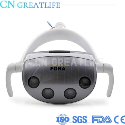 High Quality 8000 - 30000LUX Chair Spare Parts Dental Shadeless Fona Led Chair Lamp With Sensor