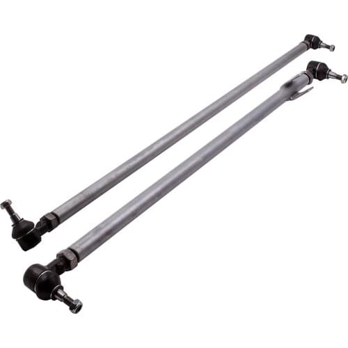 2 Pcs Front Steering Drag Link & Track Tie Rod Bar for Land Rover Discovery 1999-2004 Heavy Duty Steering Bars Arms Track Rods