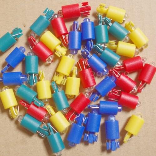 250PCs/lot Wholesale Arcade Game LED Lamp LED Bulb for Illuminated Push buttons 12V DC Arcade parts kit 5 colors available