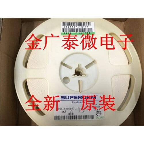 5/PCS NEW 0603 SMD Resistor 1.5kr 1.5K Euro 1/10W Accuracy