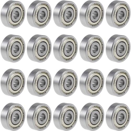 634ZZ Deep Groove Ball Bearing 4x16x5mm Double Shielded Bearings 20-Pack