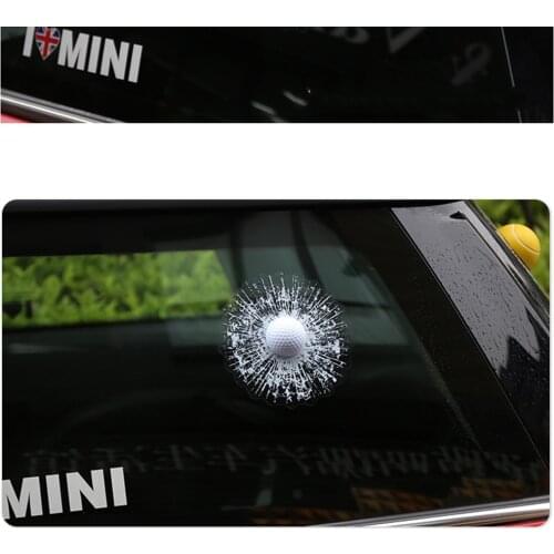 Aliauto Funny 3D Car Sticker Golf Hit Window For Ford Focus Volkswagen Skoda Polo Bmw Audi Renault Opel Toyota peugeot 307 206