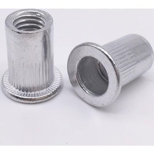 M5 Aluminum Rivets Nuts Threaded Inserts Nutserts Rivnut Pack 1000